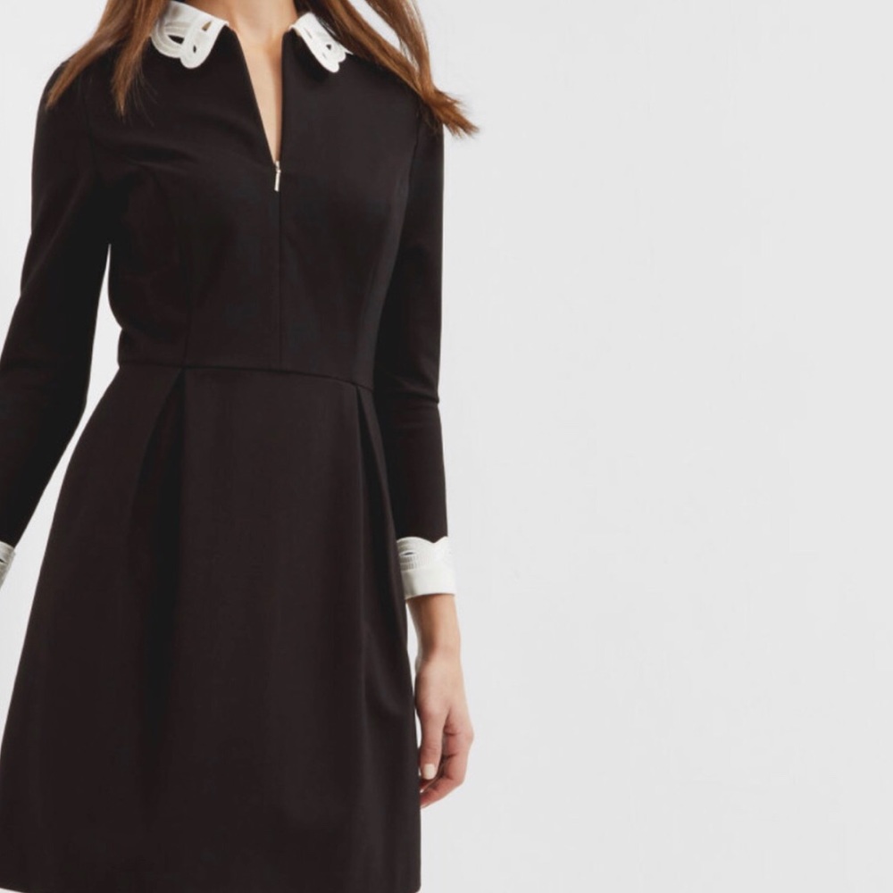 🌸SOLD🌸Ted Baker Embroidered Collar Dress 2 - Picture 2 of 6